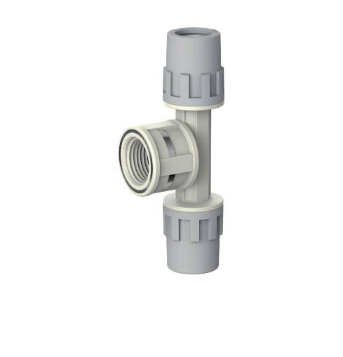 Picture of 16mm x 16mm x 1/2" FBSP Tee 20542
