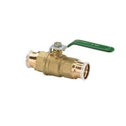 Picture of 15mm Hatts PN16 DZR Press Fit Ball Valve Extended Stem