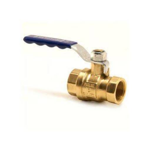 Picture of 40nb Pegler PB550DR  DZR Ball Valve Blue Lever