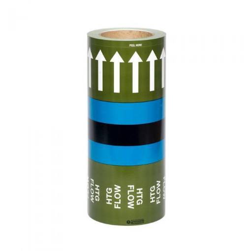 Picture of Pipemark M04-F 275mm x 33m Heating Flow ID Tape