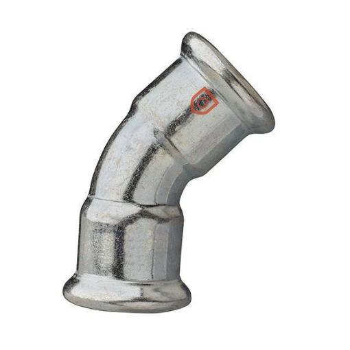 Picture of 28mm Carbon Press 45 Elbow