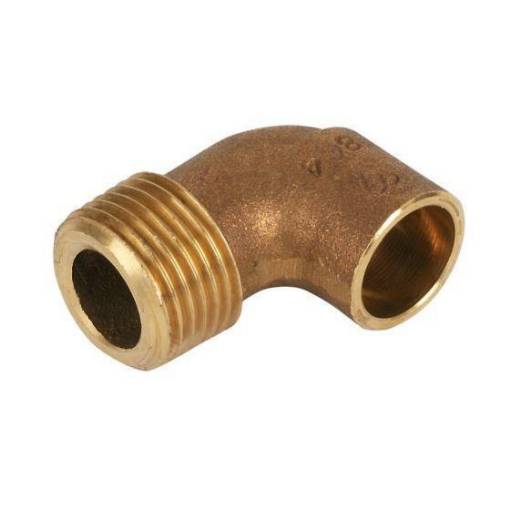 Picture of 15x1/2" CORE Endfeed Cu x Mi Elbow