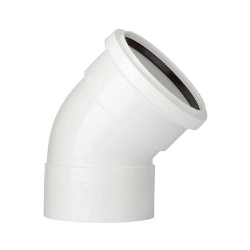 Picture of 40mm Sweep Bend (135 Deg) White