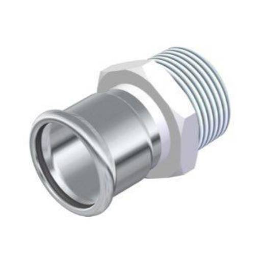 Picture of 54mm x 2" MBSP 316L Stainless Press M/Iron Adaptor 18