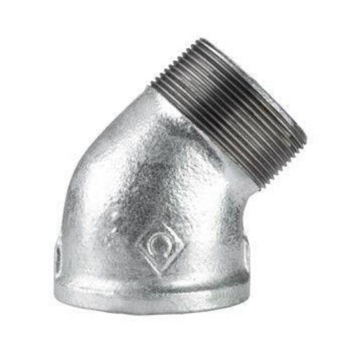 Picture of 32nb Galv Mall 45Deg M & F Elbow 156