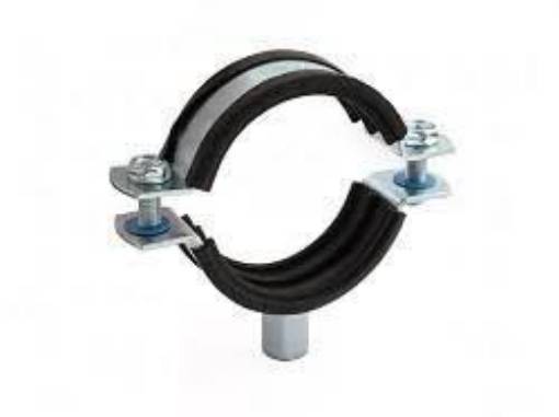 Picture of 1" (32-36) SS Lined Clip-M8/10mm-Bossed