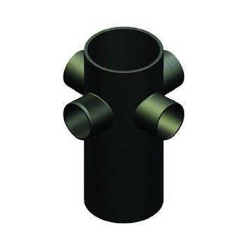 Picture of 160mm x 56mm FUZE HDPE 4 Way Branch
