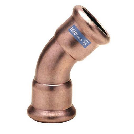 Picture of 28mm Copper Press 45 Elbow 9041 WRAS