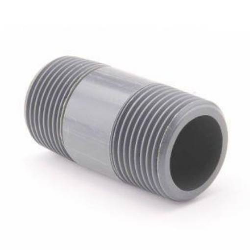 Picture of 3" PVC Threaded Barrel Nipple BAF
