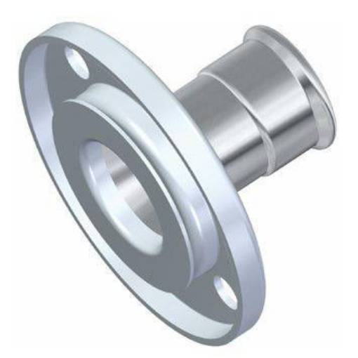 Picture of 168mm 316L Stainless Press Flange Adaptor PN16 28