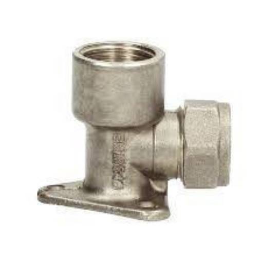 Picture of 15x1/2" Chrome Wall Plate Elbow 617WCP