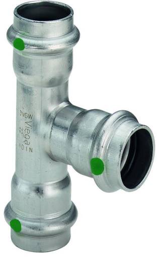 Picture of 35mm Sanpress Inox Equal Tee S/S 2318