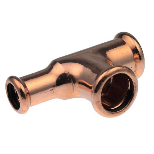 Picture of 28x22x28 Xpress Copper Tee Red End S26