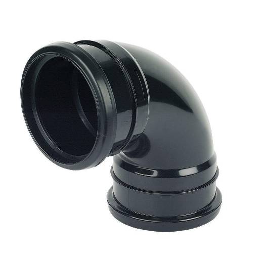 Picture of 40mm Knuckle Bend (91 Deg) Black