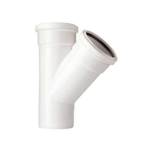 Picture of 32mm ABS Sweep Tee (135 Deg) White