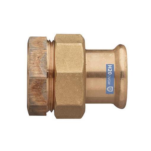 Picture of 28  x 1" Copper Press Female Union Adaptor 8347 WRAS