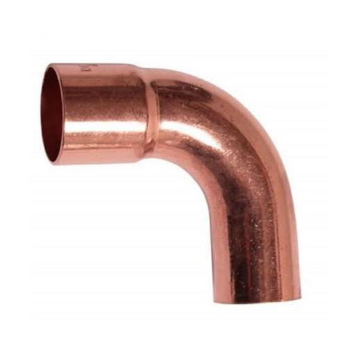 Picture of 1 1/8" Copper Refrigeration 90 Deg Long Radius Street Elbow