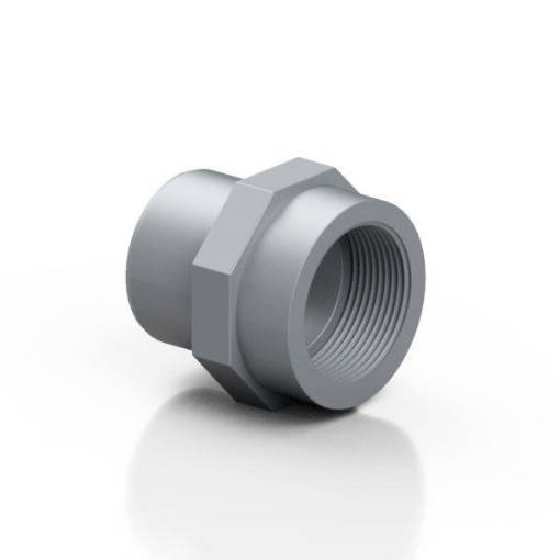 Picture of 1 1/2" PVC Socket x Male BSP Adaptor AMC