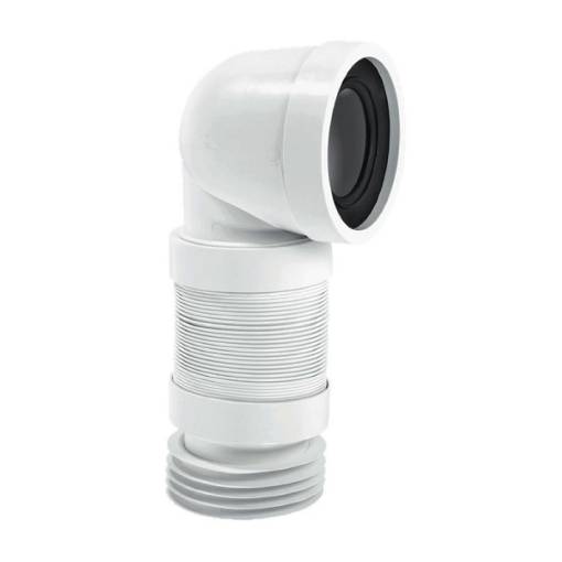 Picture of 4" 90 Deg Flexible WC Connector WC-CON8F