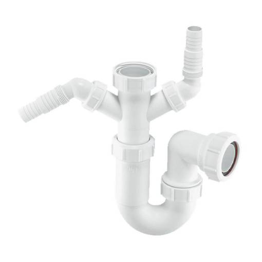 Picture of 1.1/2" x 75mm Seal P Trap With Twin Swivel