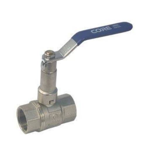 Picture of 32nb CORE750 Ball Valve Extended Spindle Blue Lever